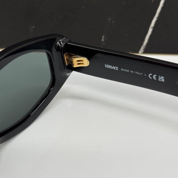 NEW VERSACE VE4487 GB1/87 SUNGLASSES WOMEN BLACK VE4487 GB1/87 EYEWEAR - Picture 10 of 11